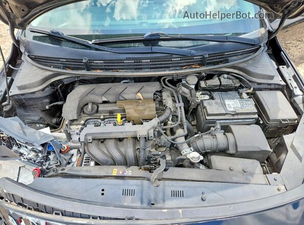 3KPA24AD7LE339177 2020 KIA RIO Black Widok wnętrza z tyłu