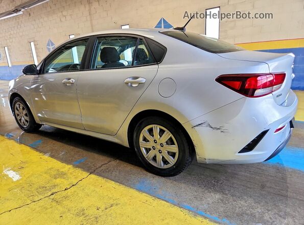 3KPA24AD7ME374416 2021 KIA RIO Silver უკანა მარცხენა
