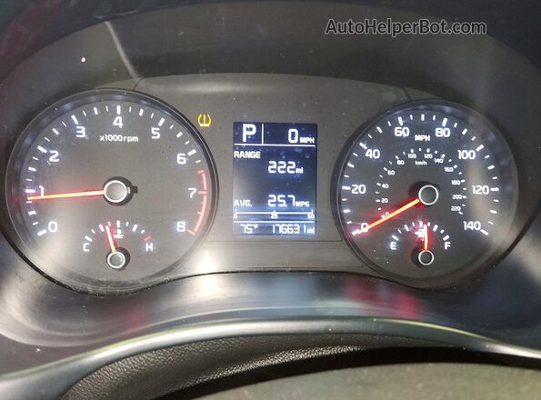 3KPA24AD7ME374416 2021 KIA RIO Silver ხელსაწყოთა პანელის ხედი