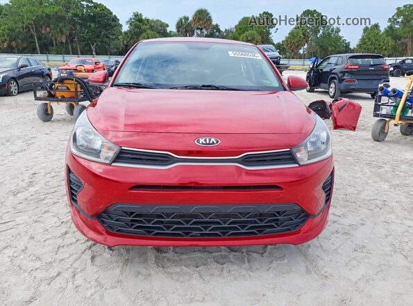 3KPA24AD7ME426269 2021 KIA RIO Red Front view