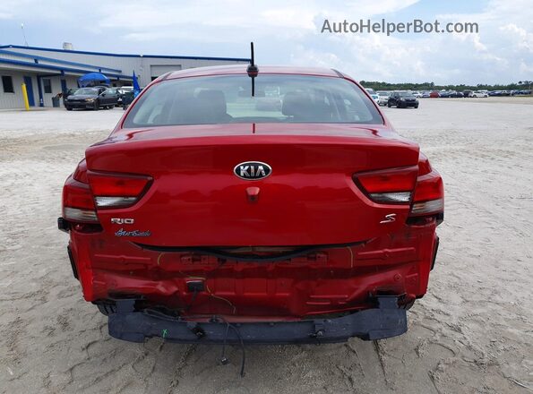 3KPA24AD7ME426269 2021 KIA RIO Red Rear view