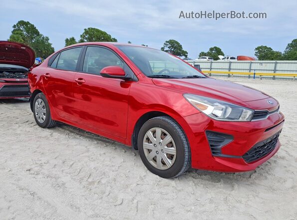 3KPA24AD7ME426269 2021 KIA RIO Red Front right