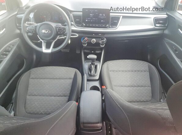 3KPA24AD7ME426269 2021 KIA RIO Red Dashboard view
