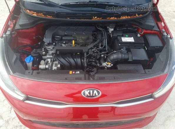 3KPA24AD7ME426269 2021 KIA RIO Red Rear interior view