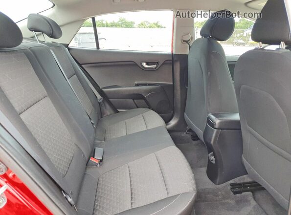 3KPA24AD7ME426269 2021 KIA RIO Red Rear seats view