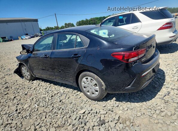 3KPA24AD7NE432011 2022 KIA RIO Black Rear left
