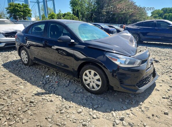 3KPA24AD7NE432011 2022 KIA RIO Black Front right