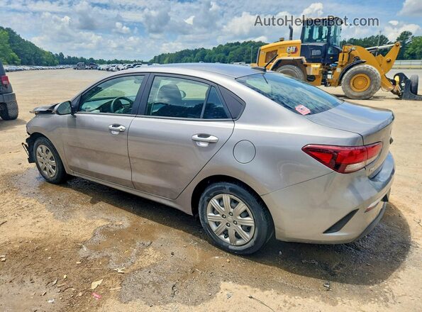 3KPA24AD7NE510576 2022 KIA RIO Gray Rear left