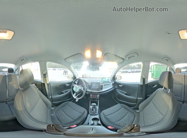 3KPA24AD7PE520379 2023 KIA RIO White სალონის 360-გრადუსიანი ხედი