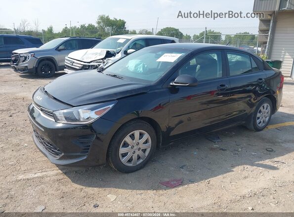 3KPA24AD7PE551129 2023 KIA RIO Black Vista tres cuartos delantera izquierda