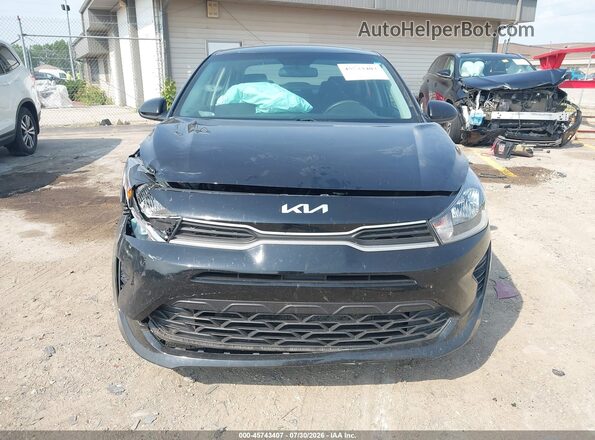 3KPA24AD7PE551129 2023 KIA RIO Black Vista del cuadro de instrumentos