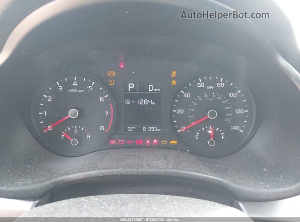3KPA24AD7PE551129 2023 KIA RIO Black Vista de los asientos traseros