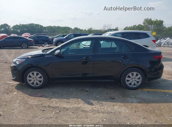 3KPA24AD7PE551129 2023 KIA RIO Black Vista interior de 360 grados