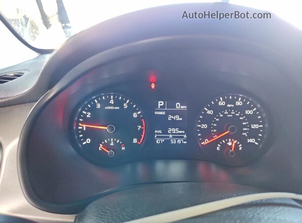 3KPA24AD7PE567721 2023 KIA RIO Gray Vista del cuadro de instrumentos