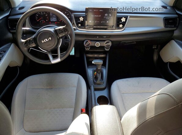 3KPA24AD7PE576144 2023 KIA RIO Black წინა პანელის ხედი