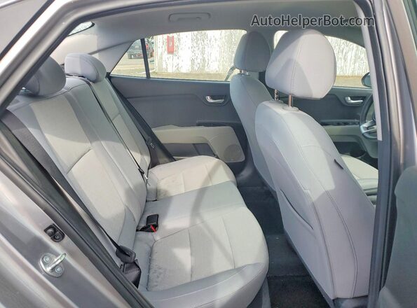 3KPA24AD7PE618764 2023 KIA RIO Silver Rear seats view