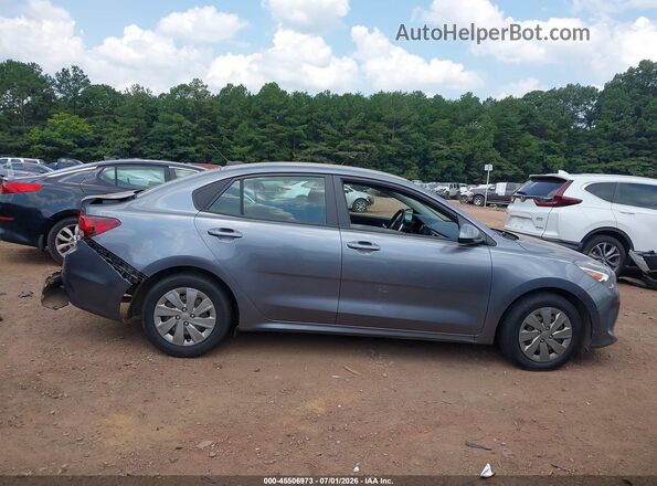 3KPA24AD8LE284268 2020 KIA RIO Blue უკანა სალონის ხედი