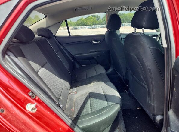 3KPA24AD8LE296730 2020 KIA RIO Red Вид задніх сидінь