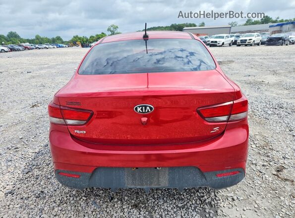 3KPA24AD8LE296730 2020 KIA RIO Red Вид ззаду