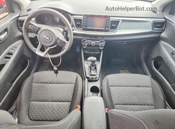 3KPA24AD8LE296730 2020 KIA RIO Red Вид панелі приладів