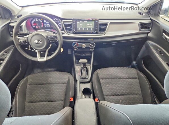 3KPA24AD8LE356392 2020 KIA RIO Silver Вид панелі приладів