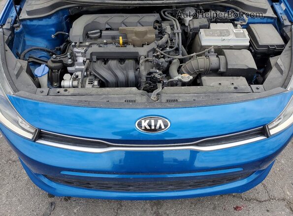 3KPA24AD8ME364882 2021 KIA RIO Синий Вид задней части салона