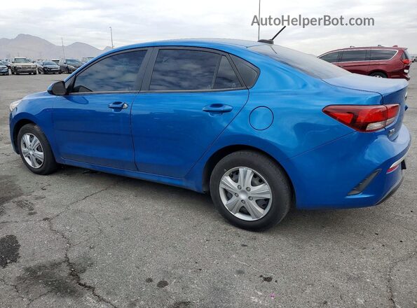 3KPA24AD8ME364882 2021 KIA RIO Синий Задняя левая четверть