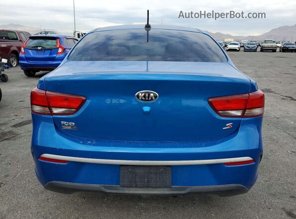 3KPA24AD8ME364882 2021 KIA RIO Синий Вид сзади