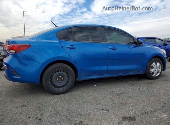 3KPA24AD8ME364882 2021 KIA RIO Синий Задняя правая четверть