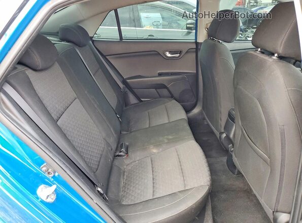 3KPA24AD8ME364882 2021 KIA RIO Синий Вид задних сидений