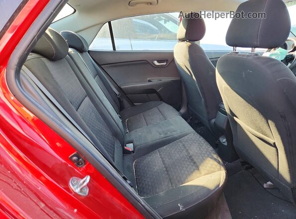 3KPA24AD8ME412381 2021 KIA RIO Red Հետևի նստատեղերի տեսք