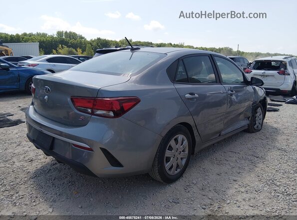 3KPA24AD8ME422117 2021 KIA RIO Gray Задня права чверть