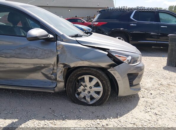 3KPA24AD8ME422117 2021 KIA RIO Gray Вид спереду