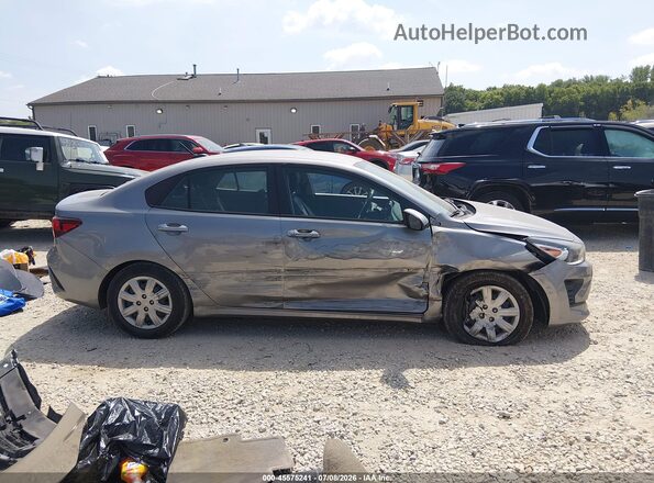 3KPA24AD8ME422117 2021 KIA RIO Gray Вид задньої частини салону