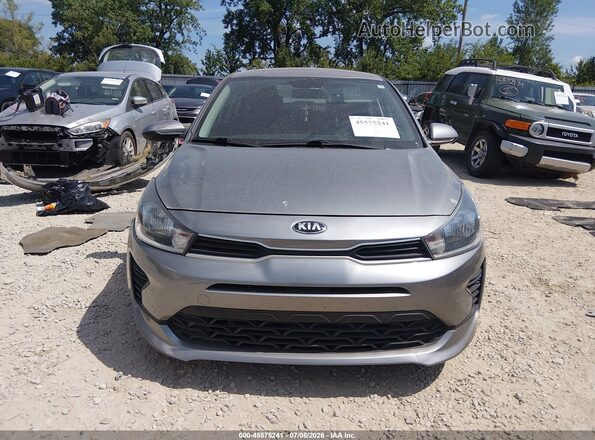 3KPA24AD8ME422117 2021 KIA RIO Gray Вид щитка приладів