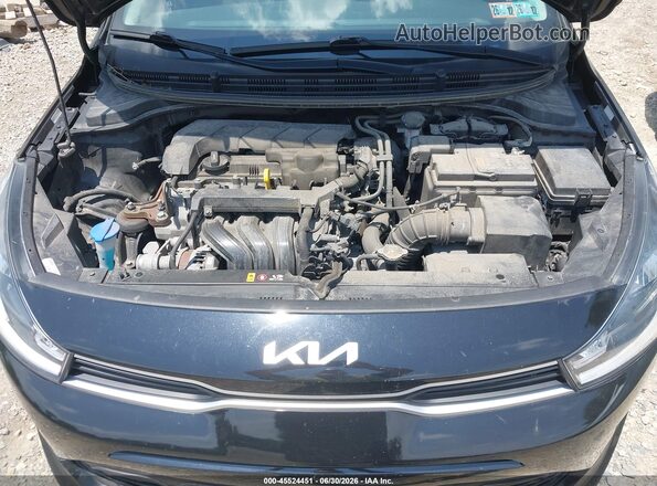 3KPA24AD8NE433720 2022 KIA RIO Black უკანა ხედი
