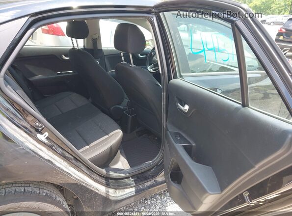 3KPA24AD8NE433720 2022 KIA RIO Black VIN კოდის სტიკერის ხედი