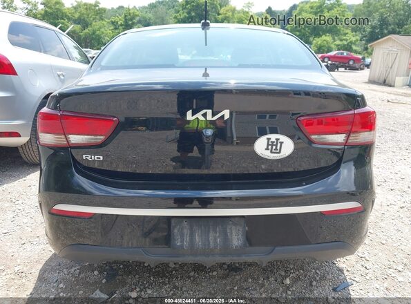 3KPA24AD8NE433720 2022 KIA RIO Black 
