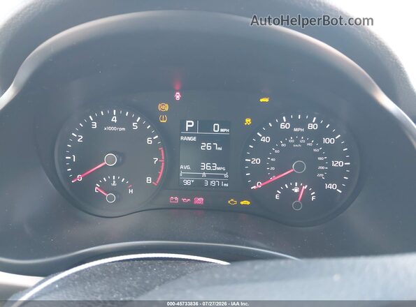 3KPA24AD8NE434348 2022 KIA RIO Gray Vista de los asientos traseros