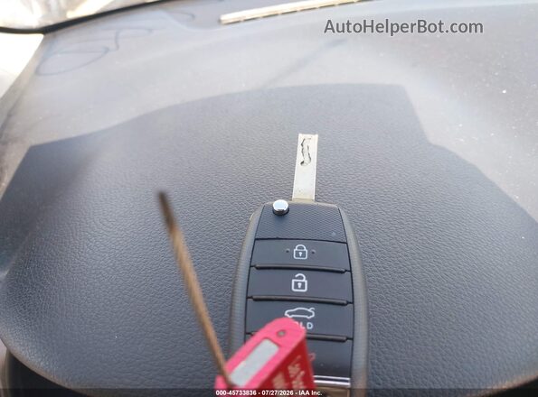 3KPA24AD8NE434348 2022 KIA RIO Gray Vista del salpicadero
