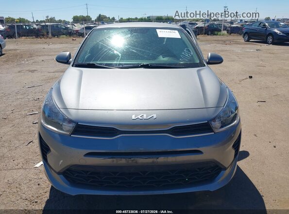 3KPA24AD8NE434348 2022 KIA RIO Gray Vista del cuadro de instrumentos