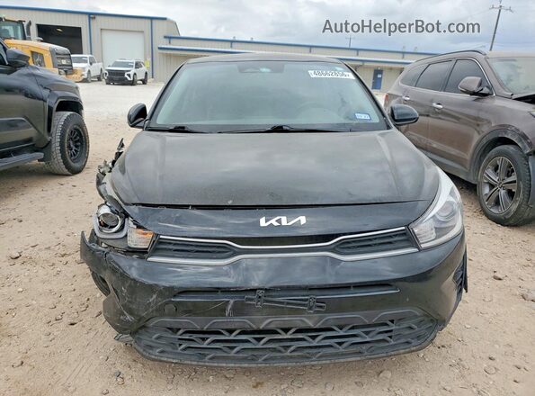 3KPA24AD8PE526398 2023 KIA RIO Black Դիմացի տեսք