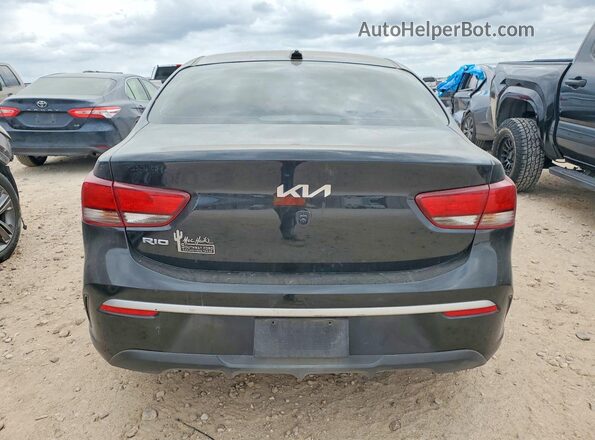 3KPA24AD8PE526398 2023 KIA RIO Black Հետևի տեսք