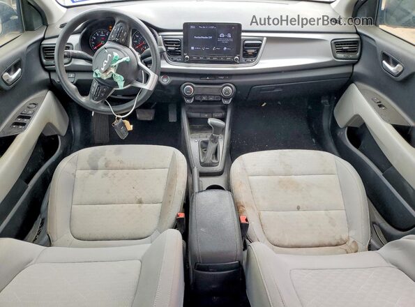 3KPA24AD8PE526398 2023 KIA RIO Black Առջևի վահանակի տեսք
