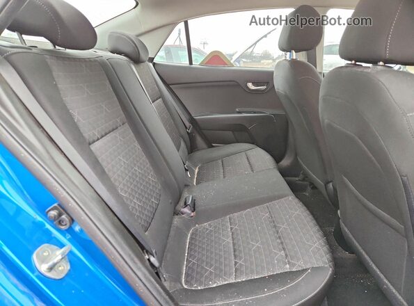 3KPA24AD8PE540558 2023 KIA RIO Blue Rear seats view