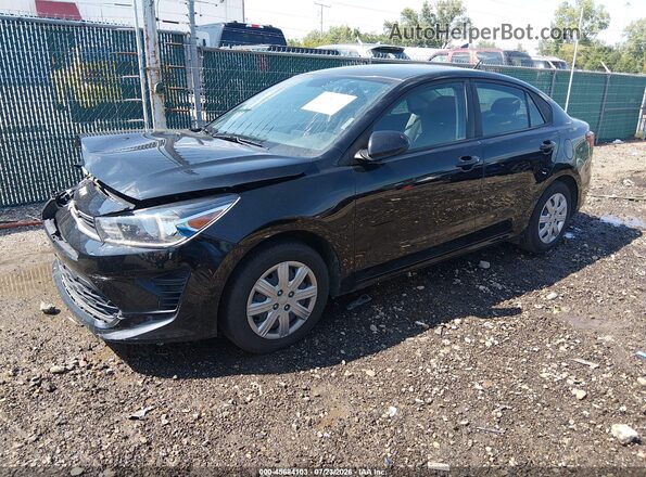 3KPA24AD8PE546540 2023 KIA RIO Черный Передняя левая четверть