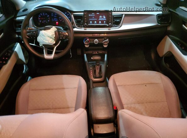 3KPA24AD9LE303314 2020 KIA RIO Black Вид панелі приладів