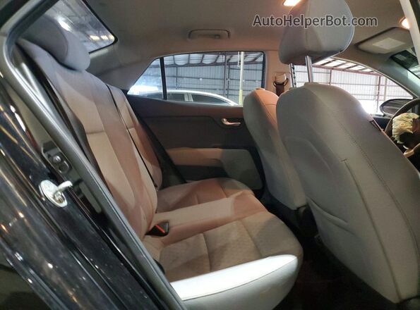 3KPA24AD9LE303314 2020 KIA RIO Black Вид задніх сидінь