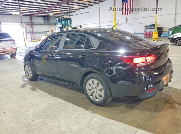 3KPA24AD9LE303314 2020 KIA RIO Black Задня ліва чверть