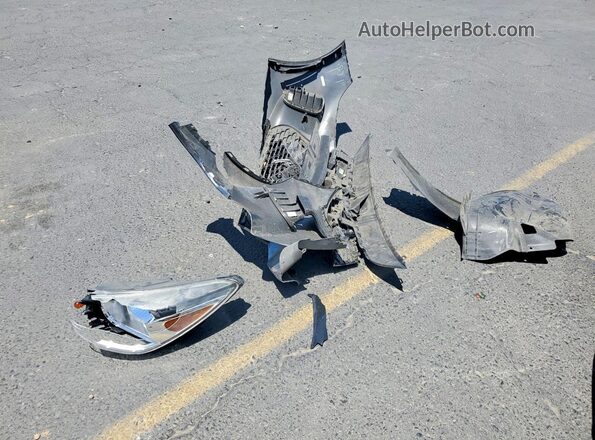 3KPA24AD9LE318315 2020 KIA RIO Gray Engine compartment view